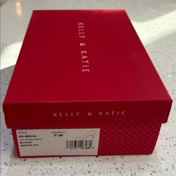 Kelly & Katie Classic Black Misha Heels size 9.5 - Picture 2 of 6